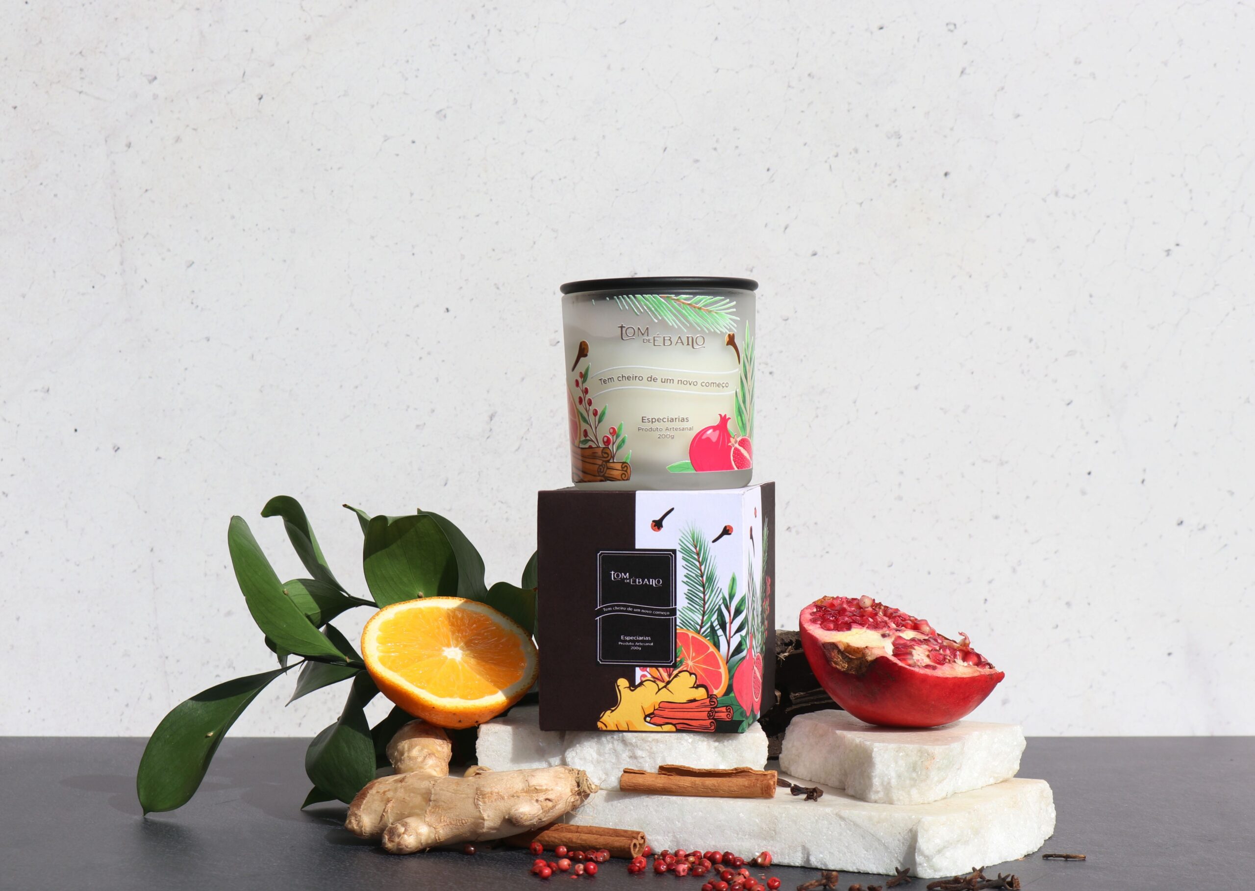 Vela Aromática Especiarias 200g
