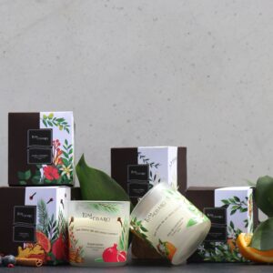 Kit 2 velas Tem cheiro de um novo Começo